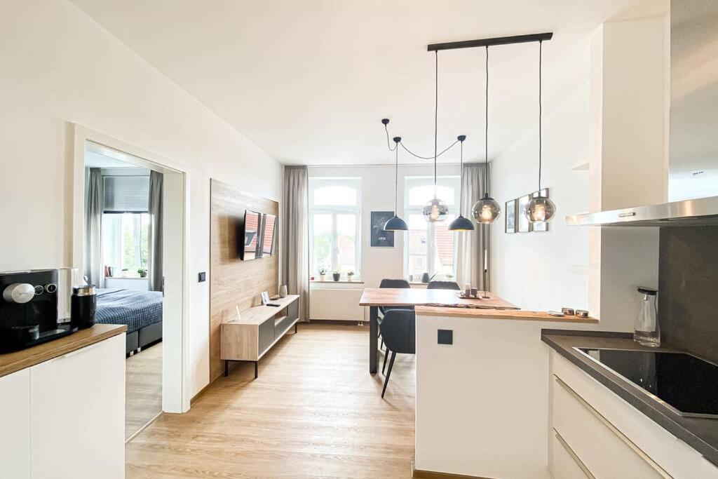Luxus-Apartment In Leipzig Mit Privat-Parkplatz Экстерьер фото