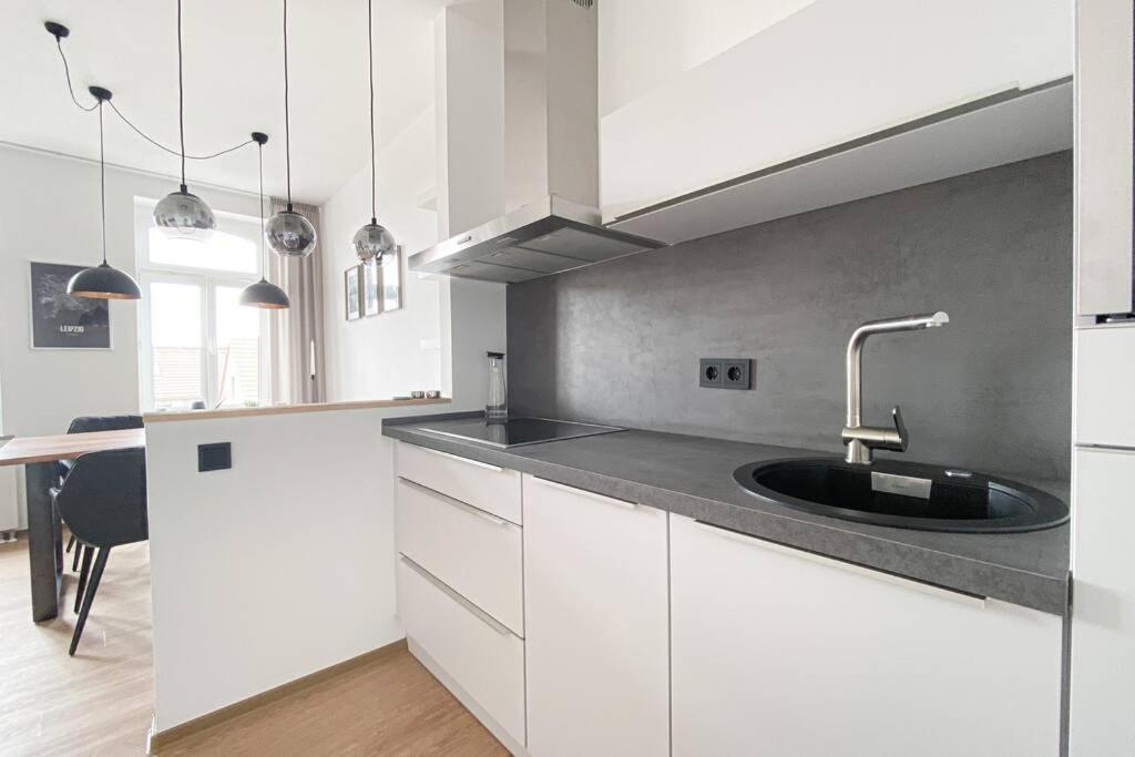 Luxus-Apartment In Leipzig Mit Privat-Parkplatz Экстерьер фото